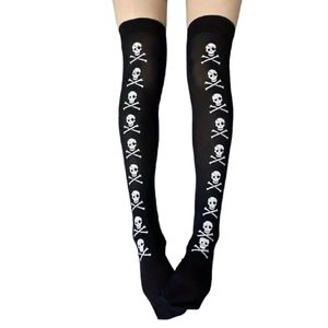 Skull & Crossbone Knee-High Socks